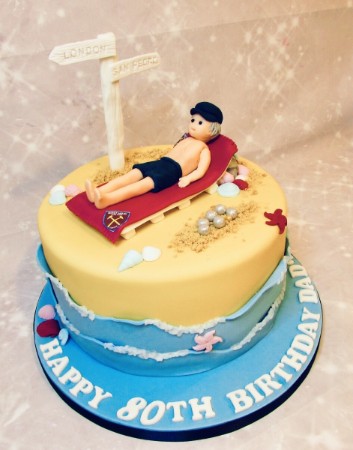 Beach cake