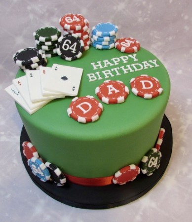 Poker cake Poker cake