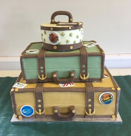 Luggage cake Luggage cake