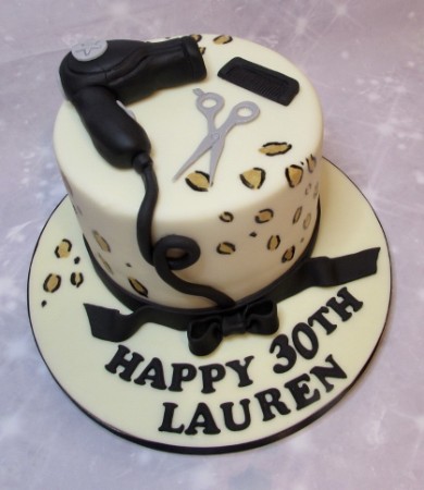 Hairdressing cake Hairdressing cake