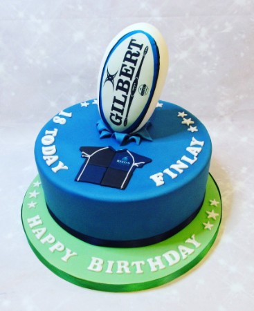 Rugby cake