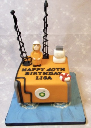 Oil rig cake Oil rig cake