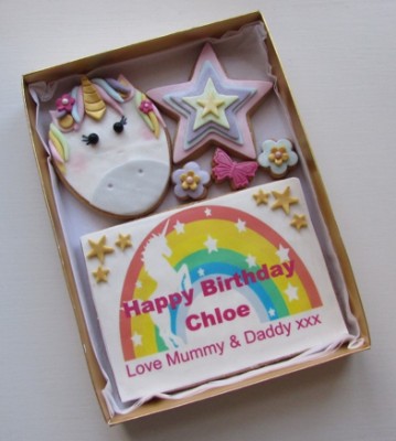 Unicorn cookie card Unicorn cookie card