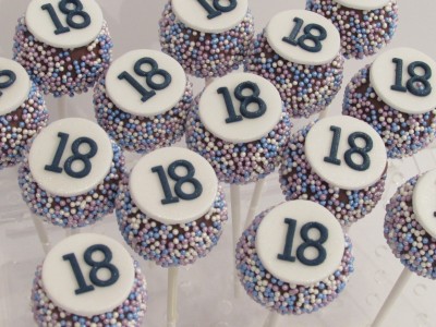 18th birthday cake pops