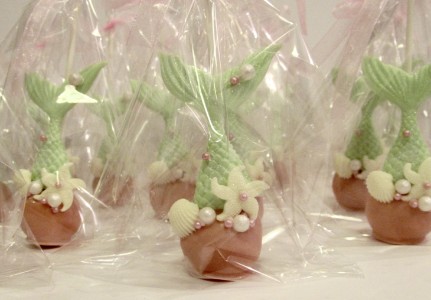 Mermaid cake pops Mermaid cake pops