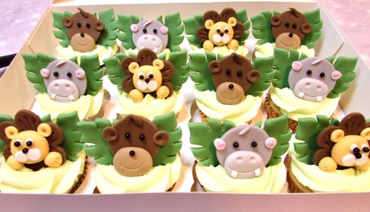 Safari cupcakes