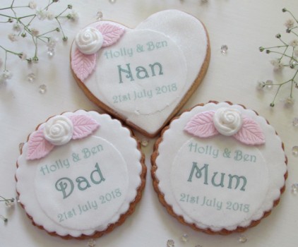 Place card biscuits Place card biscuits