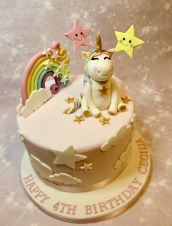 Rainbow unicorn cake Rainbow unicorn cake