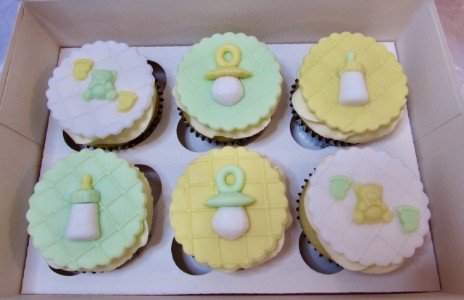 New baby cupcakes