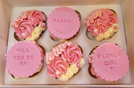 Flower girl cupcakes Flower girl cupcakes